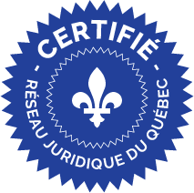 Certifié Réseau Juridique du Québec
